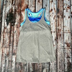 Old Navy Layered Athletic Twist Back Tank ~ XL